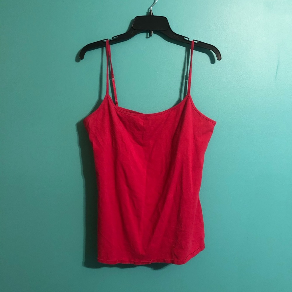 Pink Spaghetti Strap Top
